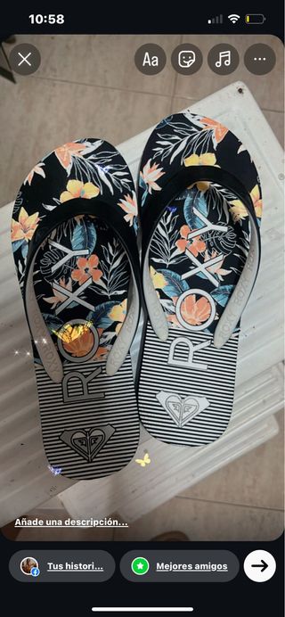 Chanclas ROXY multicolor niña