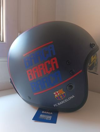 Casco Barça moto Scorpion Exo Belfast Evo XS