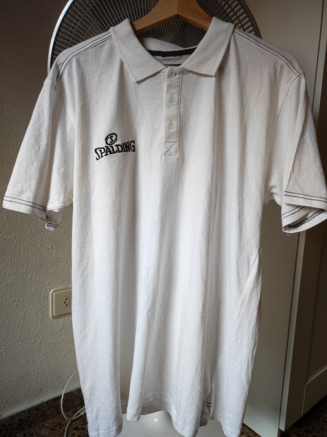 Polo Spalding vintage blanco