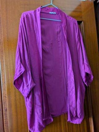 Kimono corto morado