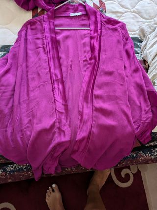 Kimono corto morado