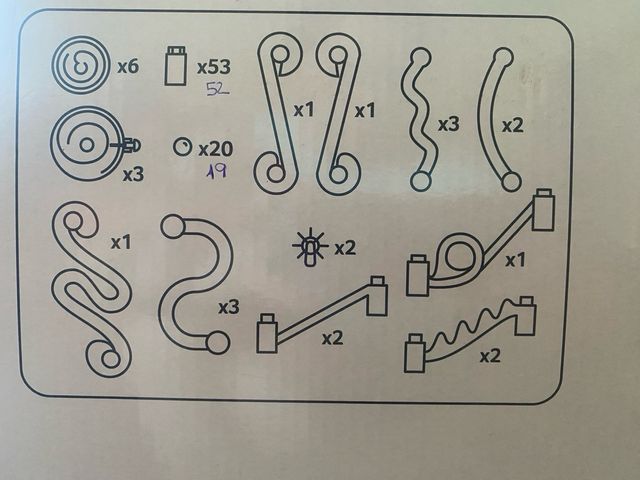Circuito di biglie 100 pezzi