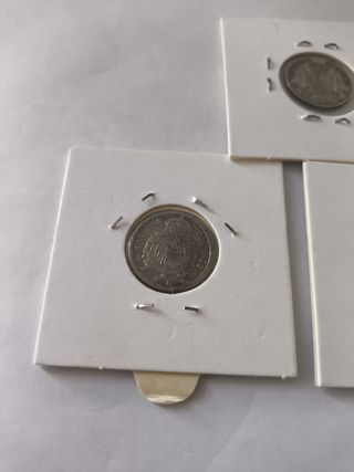 Monedas plata españolas 50 céntimos