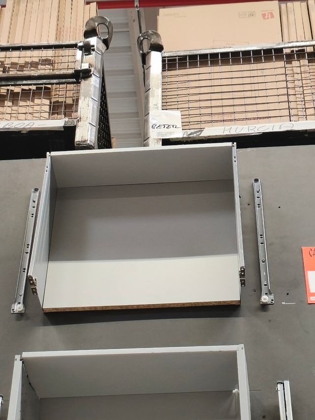 Cajón cocina 60x60 metal gris