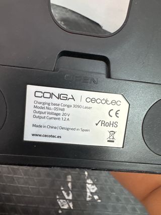 Base carga Conga 3090 Cecotec con fuente de energi