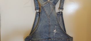 Mono peto vaquero corto niña talla XS