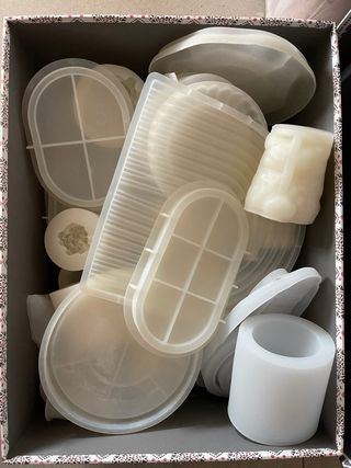 Moldes silicona resina/velas
TODOS 60€