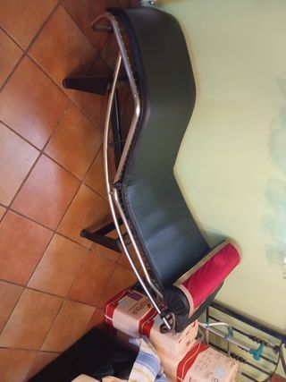 Butaca Le Corbusier negra piel