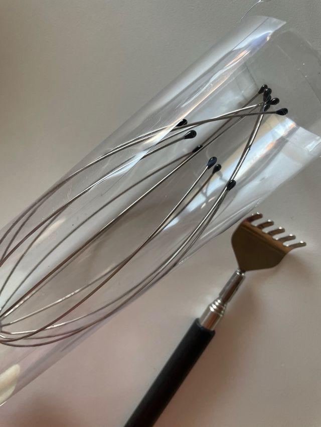 Kit de masaje: Rascador de espalda