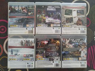 6 Juegos PS3 - Acción, Aventura, Lucha