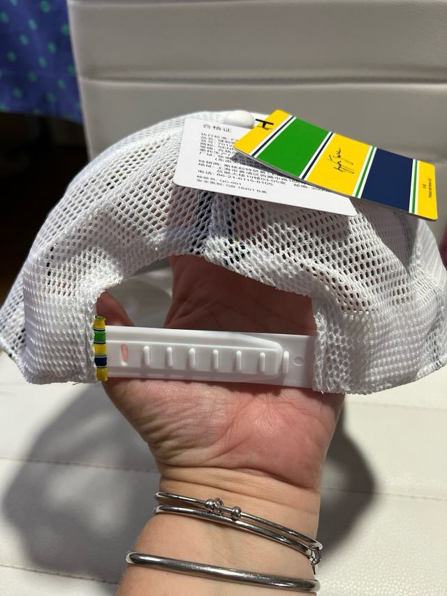 Gorra Busque blanca-azul | Nueva Ayton Senna