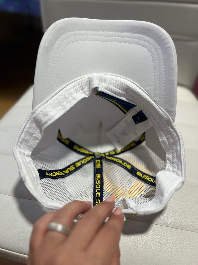 Gorra Busque blanca-azul | Nueva Ayton Senna