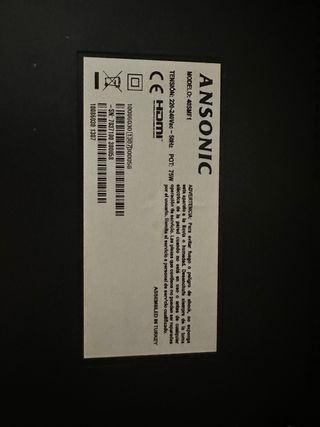 ***URGE VENDER**** TV ansonic 32" Smart j