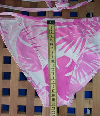 Bikini Flores Rosa-Blanco