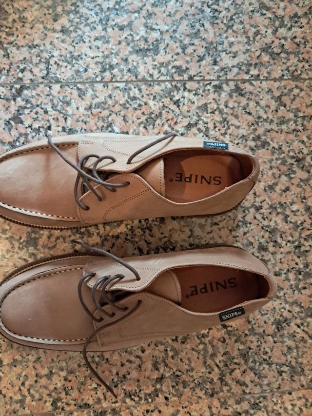 Zapatos SNIPE marrón hombre.