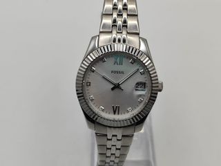 RELOJ FOSSIL 252002 PLATEADO ESFERA BLANCA