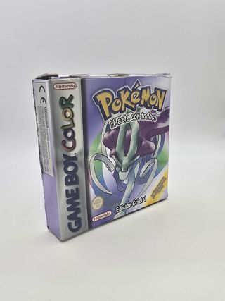 POKEMON EDICON CRISTAL GAMEBOY COLOR + CAJA + CARTON INTERIOR