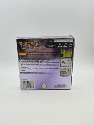 POKEMON EDICON CRISTAL GAMEBOY COLOR + CAJA + CARTON INTERIOR