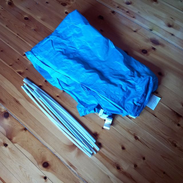 Dosel cama infantil azul - 90cm