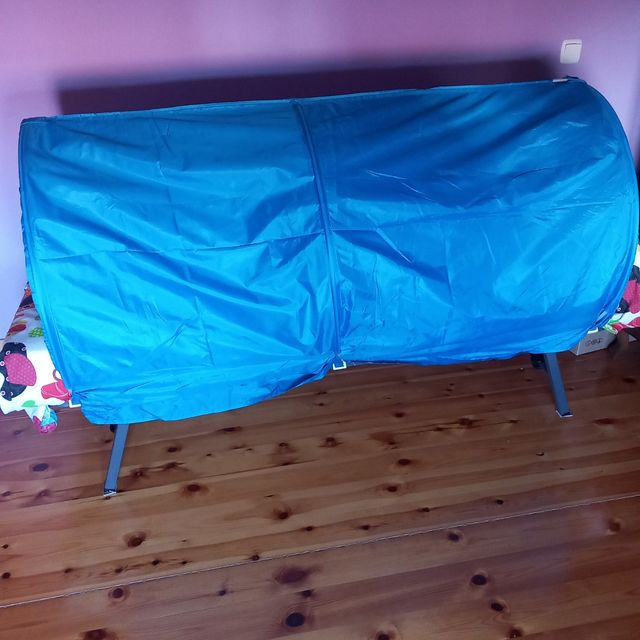 Dosel cama infantil azul - 90cm