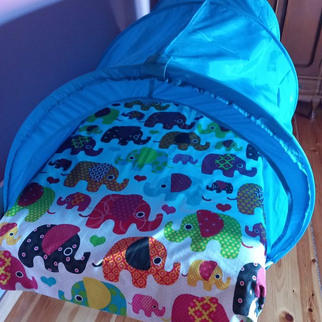 Dosel cama infantil azul - 90cm