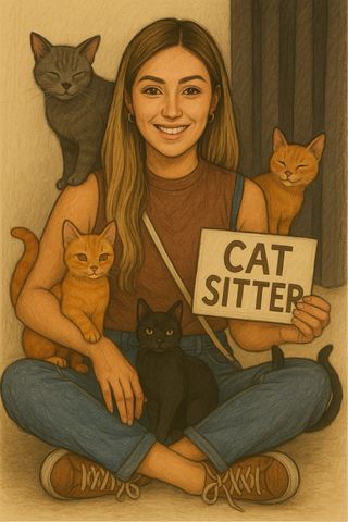 Cuidadora de gatos