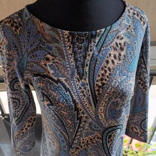 Vestido paisley azul - Talla M