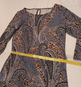 Vestido paisley azul - Talla M