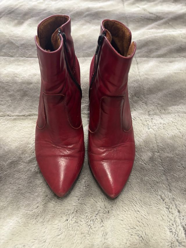 Botines rojos mujer nº 37