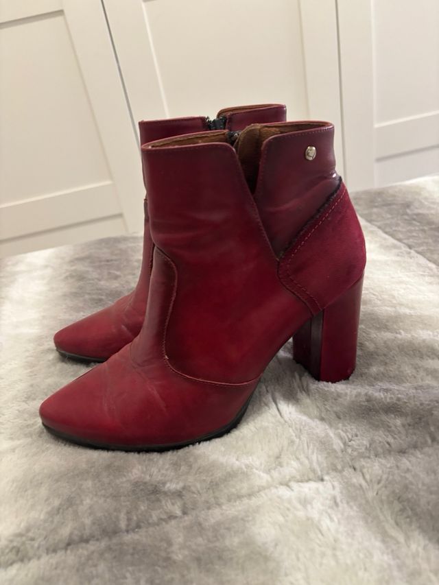 Botines rojos mujer nº 37