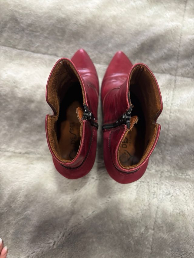 Botines rojos mujer nº 37