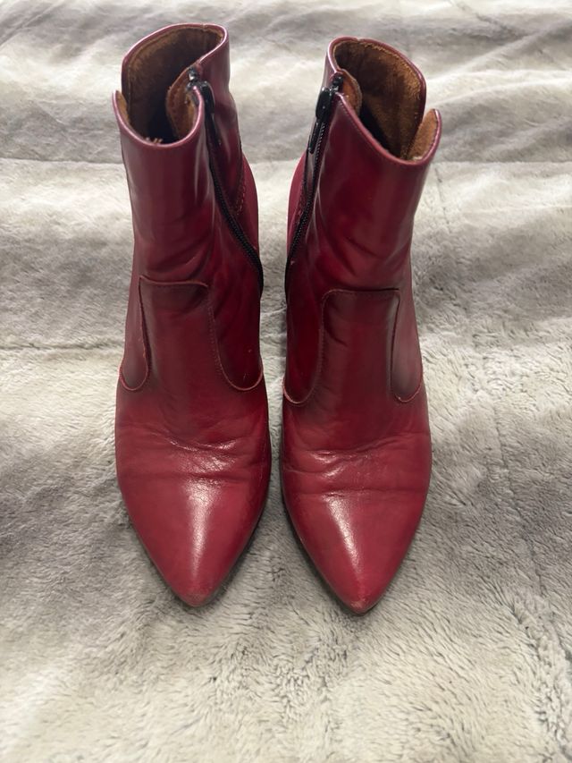 Botines rojos mujer nº 37