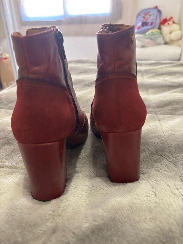 Botines rojos mujer nº 37