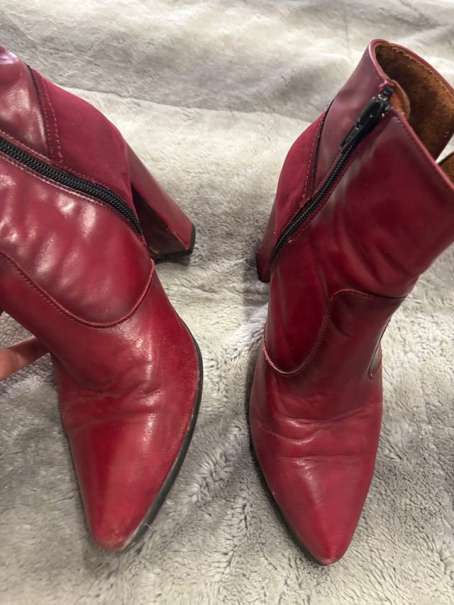 Botines rojos mujer nº 37