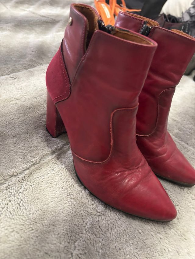 Botines rojos mujer nº 37