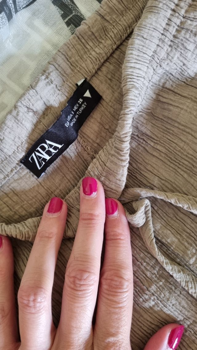 Pantalón Zara beige M