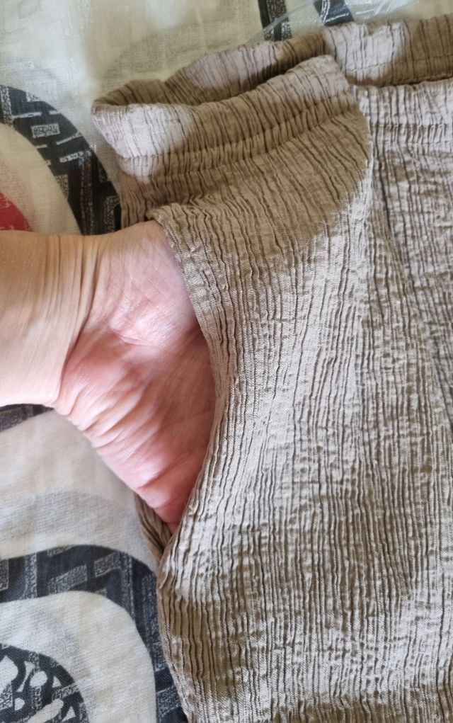 Pantalón Zara beige M