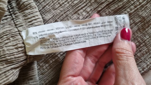 Pantalón Zara beige M