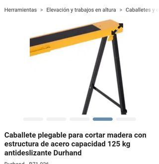 Caballete Plegable Acero 125kg