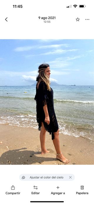 Vestido playero negro - Tulum