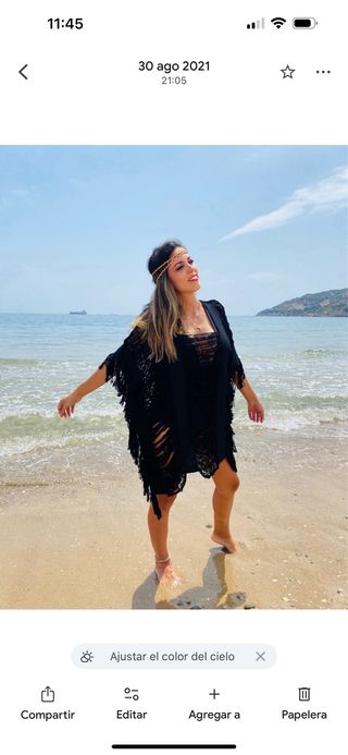 Vestido playero negro - Tulum