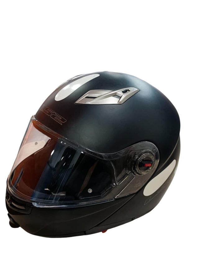 CASCO MOTO ABATIBLE CON GAFAS  LS2 FF370 EASY / TALLA S