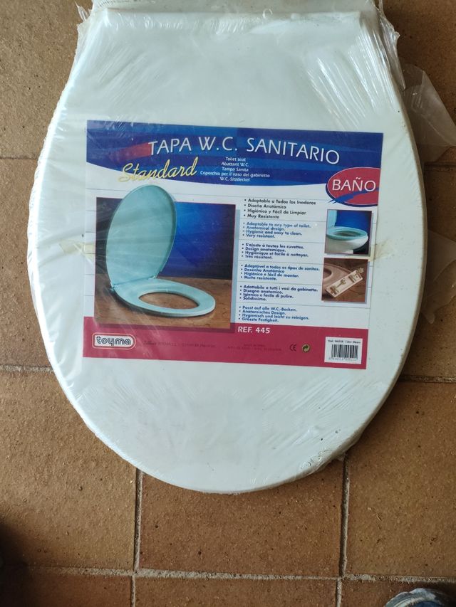 Tapa inodoro baño - Blanca