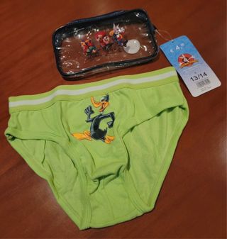 Calzoncillos Looney Tunes niño - 13/14 con funda
