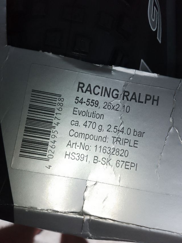 1 x Schwalbe Racing Ralph 26