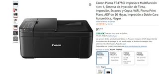 Canon Pixma TR4750i Impresora Multifunción