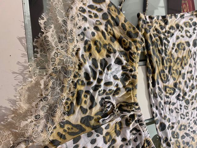 Pijama corto leopardo