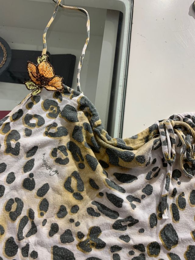 Pijama corto leopardo