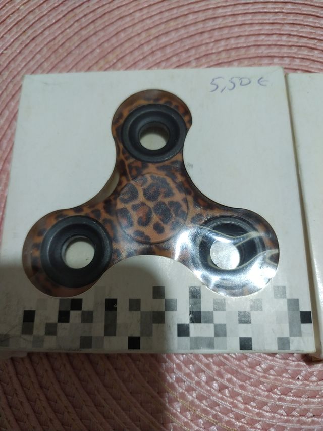 2 Spinners leopardo/cinza