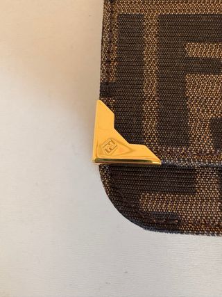 Mini borsa a tracolla Fendi Zucca